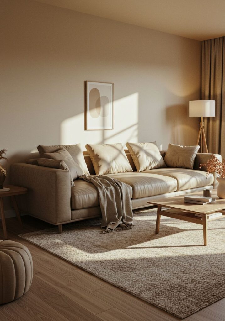 Beige Living Room