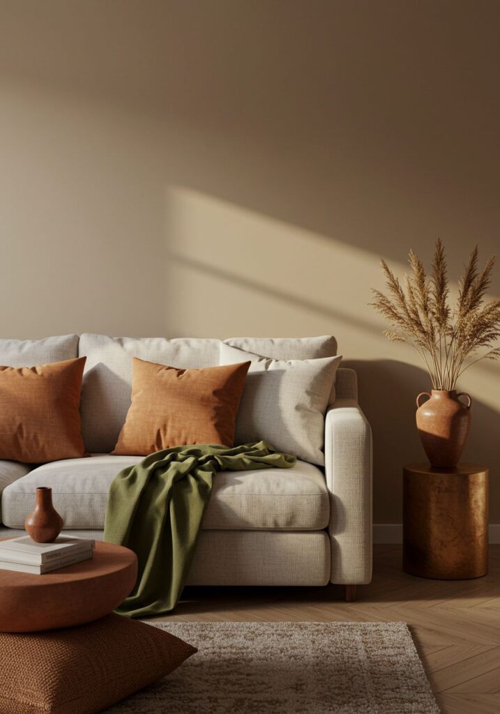 Mix Beige with Earthy Colors