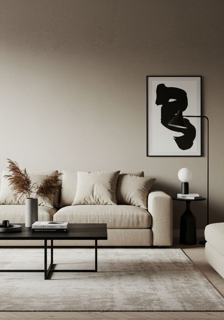 Create Contrast with Black Accents