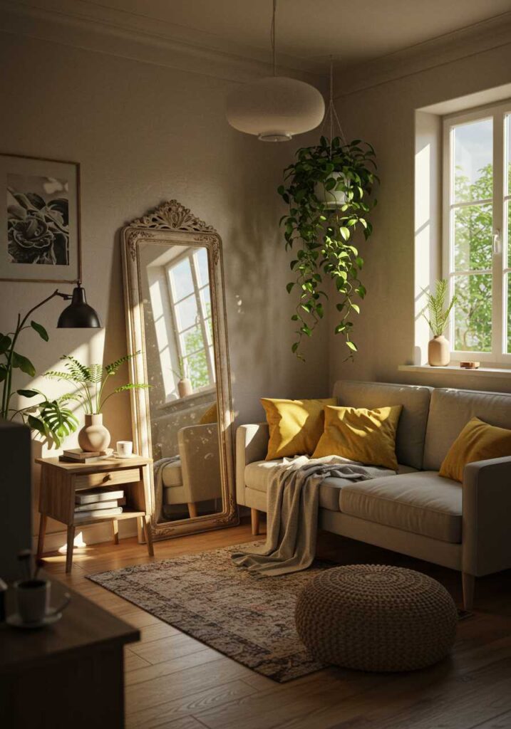Use Mirrors to Enhance Light and Space